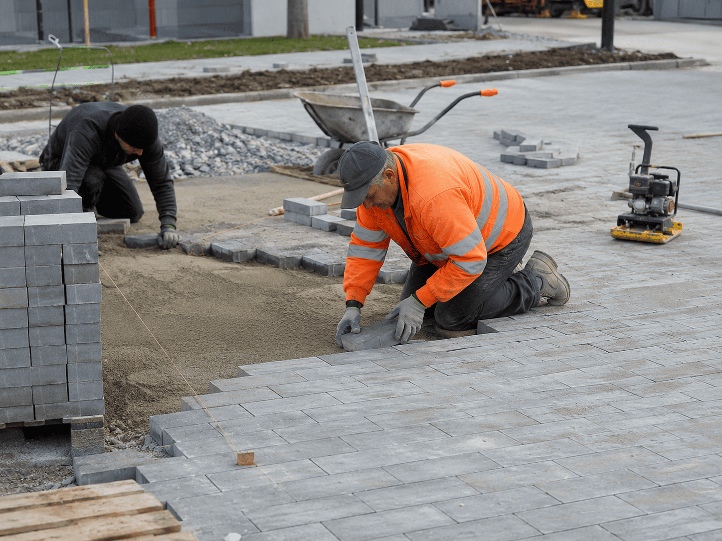укладка тротуарной плитки
